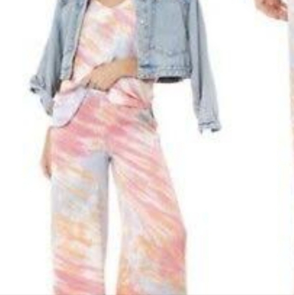 YOUNG FABULOUS & BROKE PALAZZO MULTICOLOR WIDE LEG PANTS SIZE XS - Picture 10 of 10